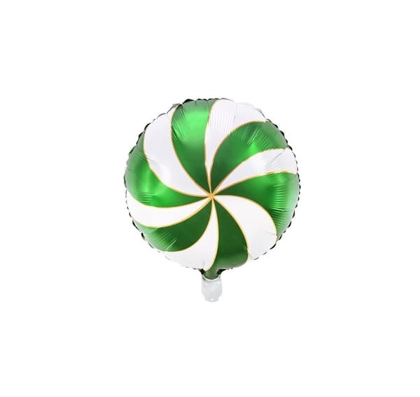 Candy Swirl vihreä ilmapallo