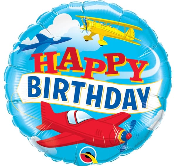 BDay Airplanes Ballon