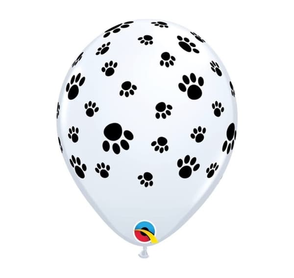 Lateksisetti 'Paw prints-a-rnd' (6 kpl)