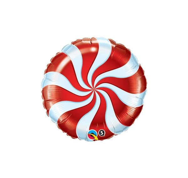 Candy Swirl punainen ilmapallo