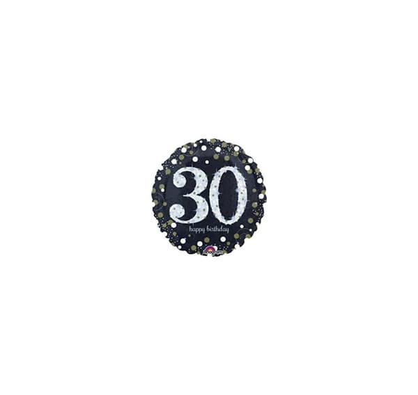 Säkenöivä syntymäpäivä 30 ilmapallo