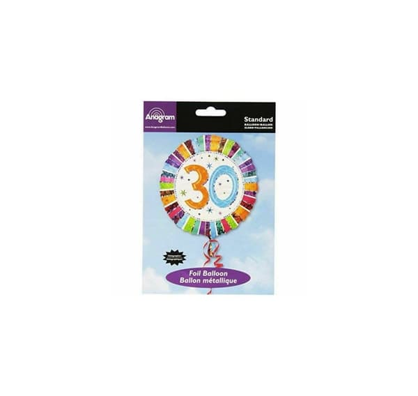 Radiant Birthday 30 Balloon
