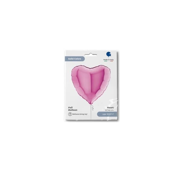 Hjärta Fuchsia Ballong
