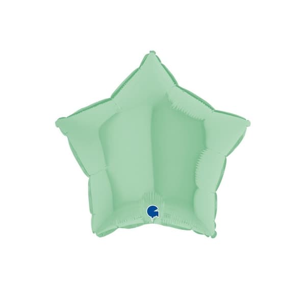 Stjerne matgrøn ballon