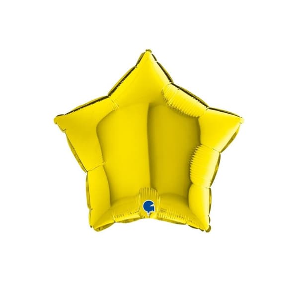 Gul stjerne ballon