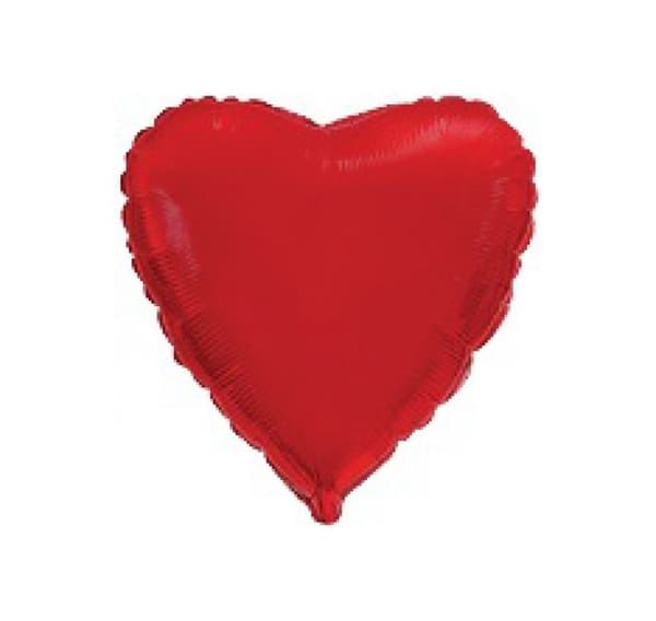 Hjerte rød ballon
