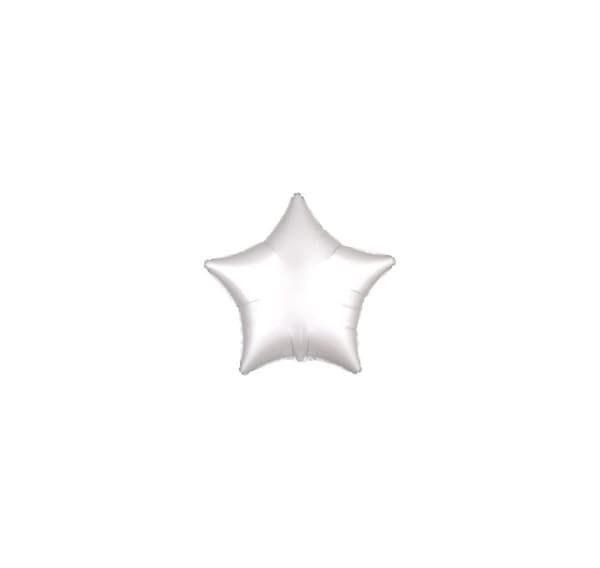 Star Satin Luxe White ballon