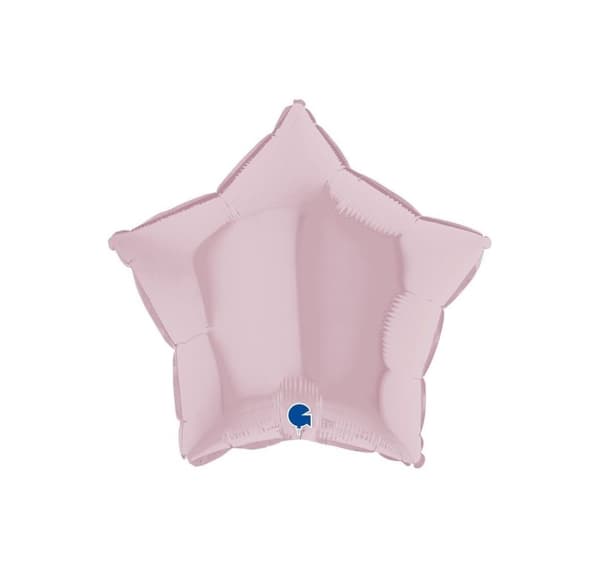 Stjerne Pastel Pink Ballon