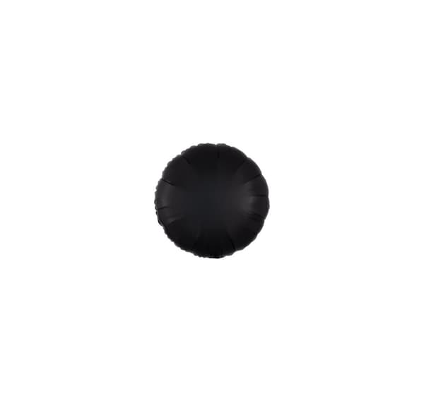 Rund satin Luxe Onyx ballon