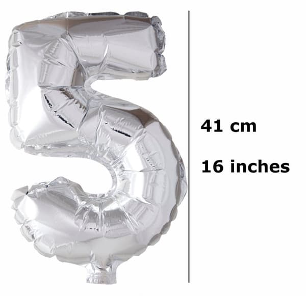 Sifferballonger 2025 Silver - Perfekt För Nyår, Student, Jubileum, Fest & Event