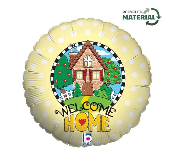 Welcome Home Yellow õhupall