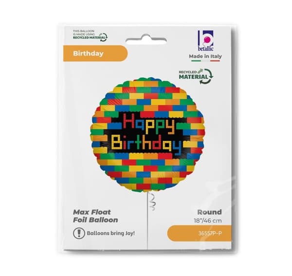 Birthday Blocks õhupall
