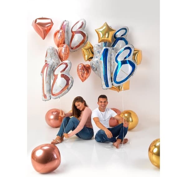 Shape Marble Mate "16" Blue