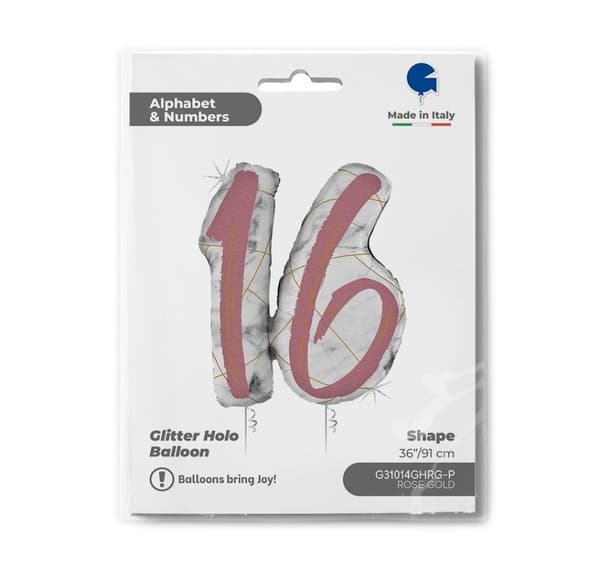Shape Marble Mate "16" Rose Gold