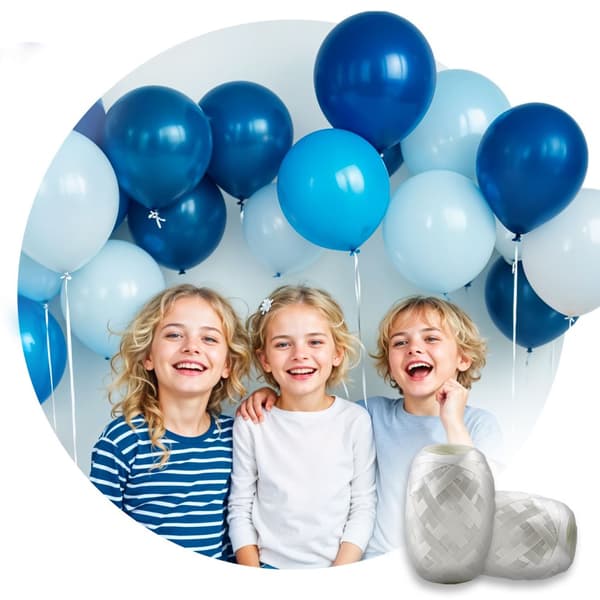 Helium cylinder 0,20 m3 med balloner og bånd Ricokids