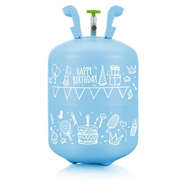 Helium cylinder 0,20 m3 med balloner og bånd Ricokids