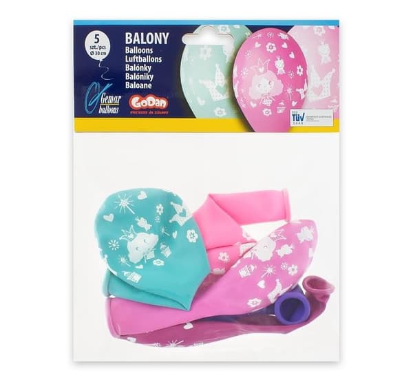 Premium Princess Balloner 12""/5 stk