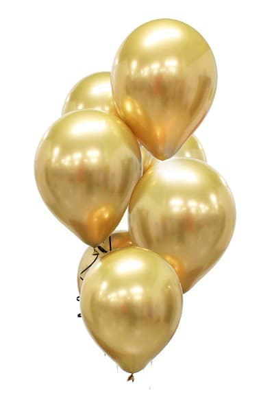 B&C Balloons Platinum Gold 7kpl 12"" Godan
