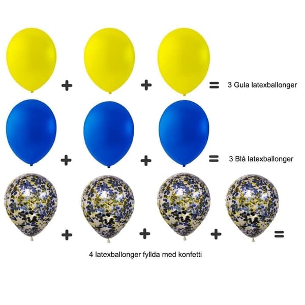 Student Dekoration – Komplett Set med Vimplar & Ballonger | Examen 2025