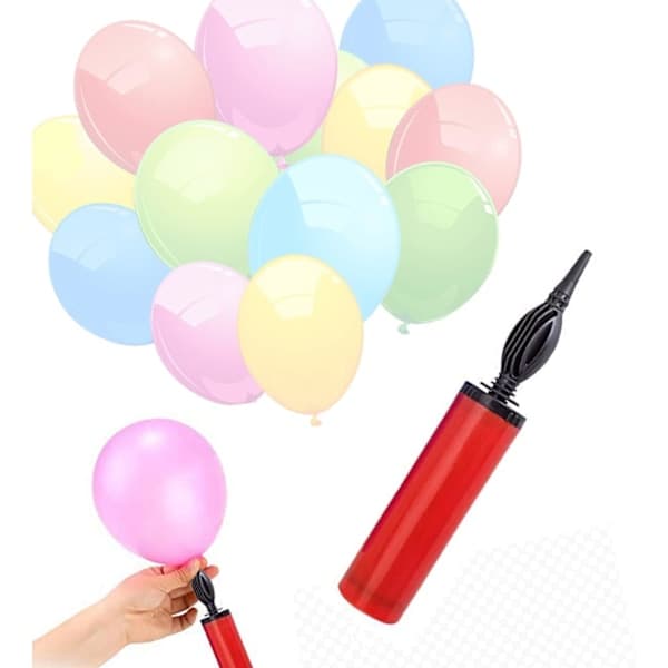 Ballongpumpe for jevn oppblåsing av ballonger Folieballonger