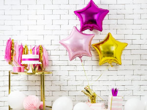 STAR folieballong guld 48cm
