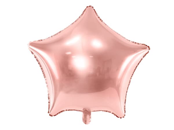 STAR folieballong roséguld 48cm