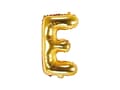 Miniatyrbild 1 av 2: Folieballong bokstaven ""E"" guld 35 cm