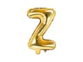 Miniatyrbild 1 av 2: Folieballong bokstaven "Z" guld 35 cm