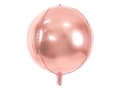 Miniatyrbillede 1 af 2: Ballonfoliekugle rosaguld 40 cm