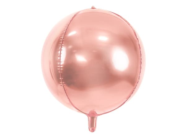 Ballonfoliekugle rosaguld 40 cm