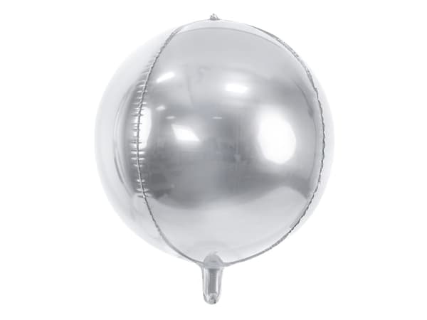 Ballongfolie silver BOLL 40 cm