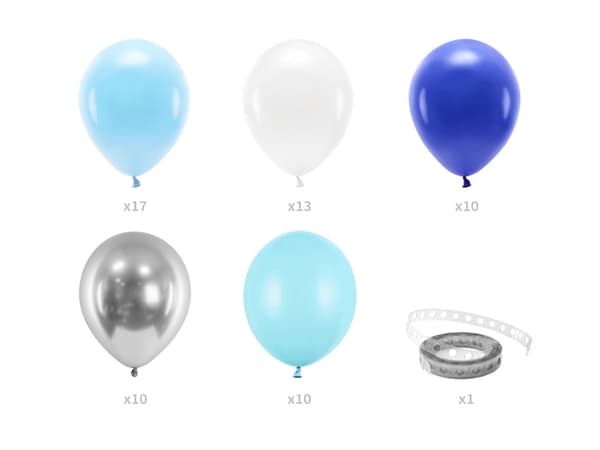 Ballongirlande Blå 200cm