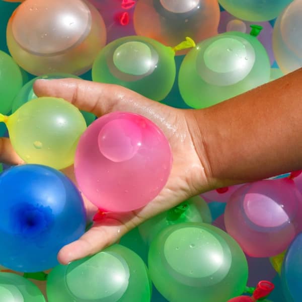 Vattenballonger 2-pack 222 färgstarka  Bunch o vattenballonger för lek och fest – vattenbombsballonger till sommaren