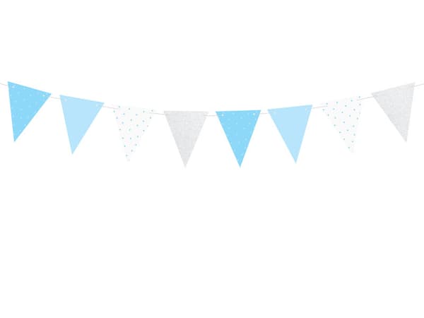 Girlang 1-årsdag - Flaggor, 1,3 m