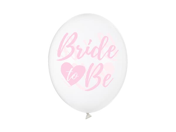 Ballonger 30 cm, Blivande brud, Kristallklara (1 förpackning / 50 st.)