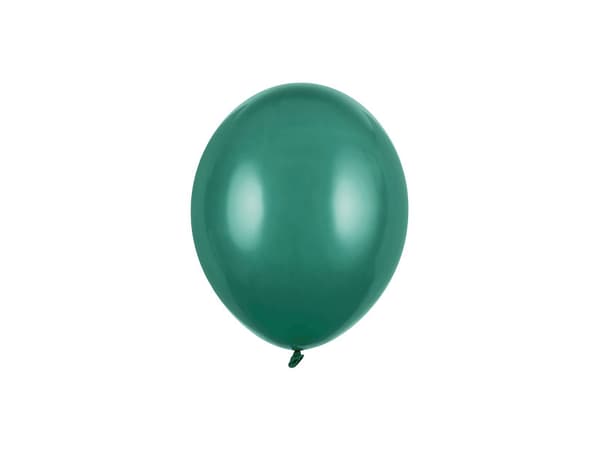 Strong-ilmapallot 12 cm, pastellinvihreä pullonvihreä (1 pakkaus / 100 kpl)