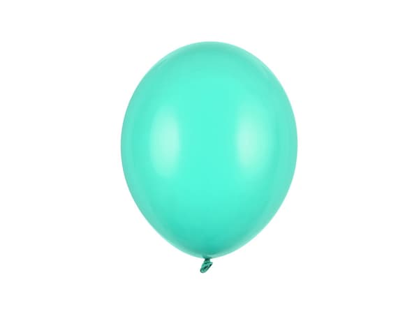Starka ballonger 27 cm, Pastell Mintgrön (1 förpackning / 100 st.)