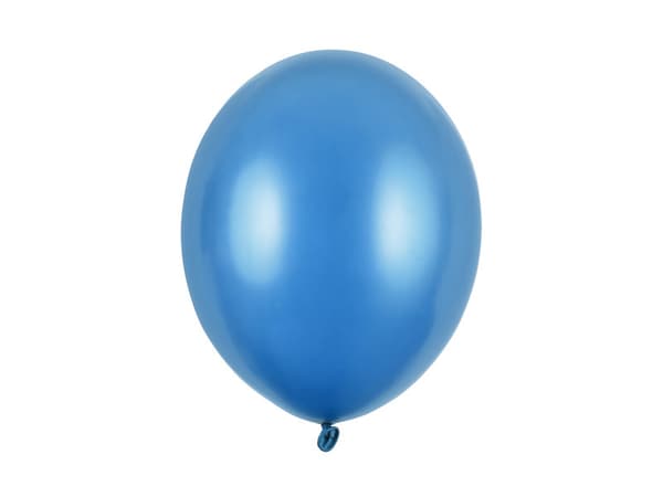 Starka ballonger 30 cm, metalliska karibiska blå (1 förpackning / 10 st.)
