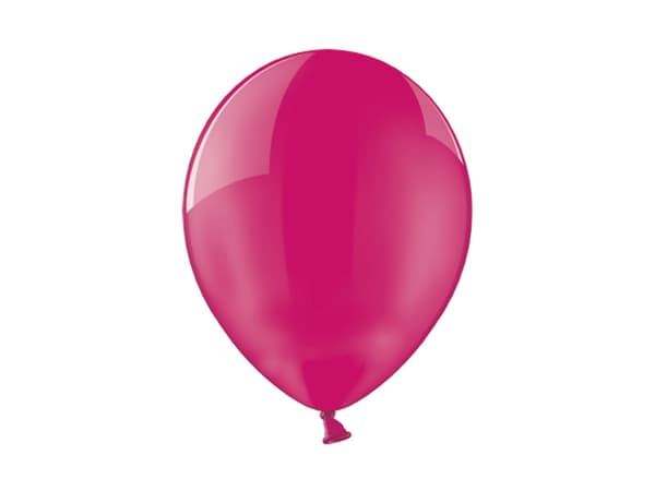 Ballonger 23 cm, Kristall Fuchsia (1 förpackning / 100 st.)