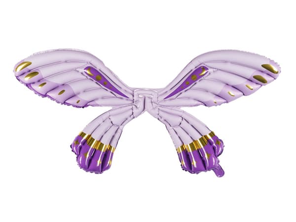 Perhosensiivet-folioilmapallo, mattavioletti, 102 x 50 cm (1 pkt / 50 kpl)