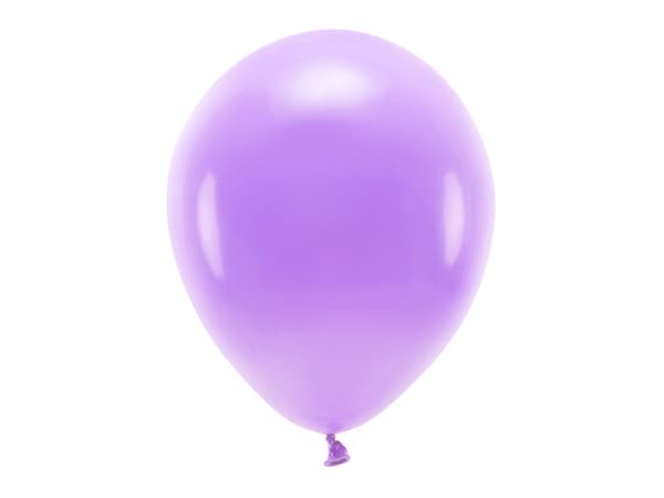 Ekoballonger 30 cm pastellfärgade, lavendel (1 förpackning / 10 st.)