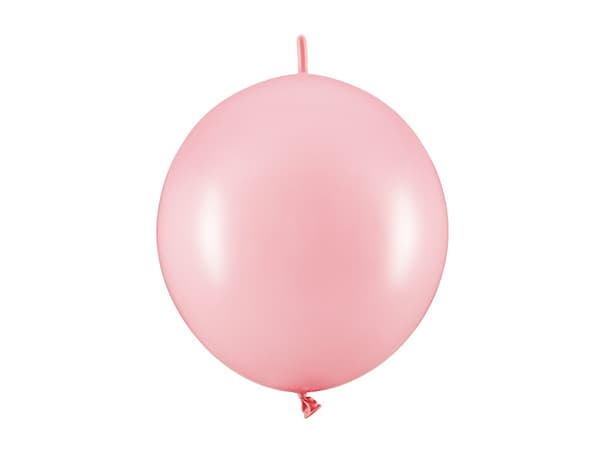 Ballonger med koppling, 28 cm, Pastell Babyrosa (1 förpackning / 20 st.)
