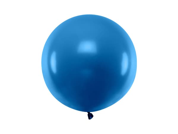 Rund ballon 60 cm, Pastel Marineblå