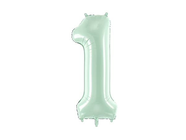 Folieballong Nummer ''1'', 72 cm, grön
