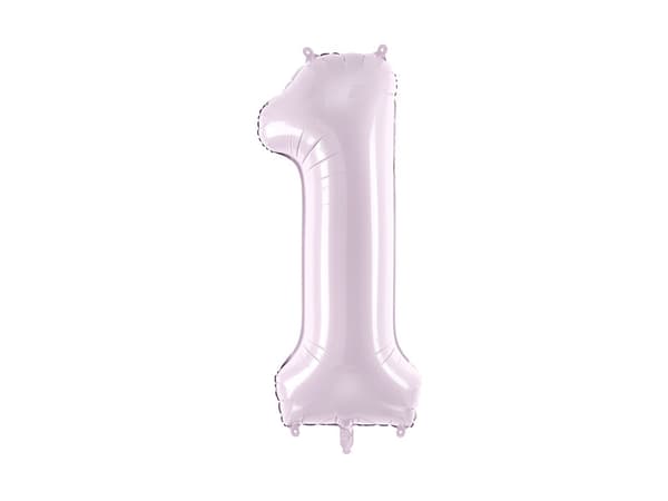 Folieballong med siffran ''1'', 72 cm, lila