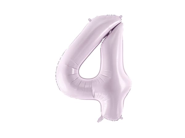 Numero ''4'' folioilmapallo, 72 cm, violetti