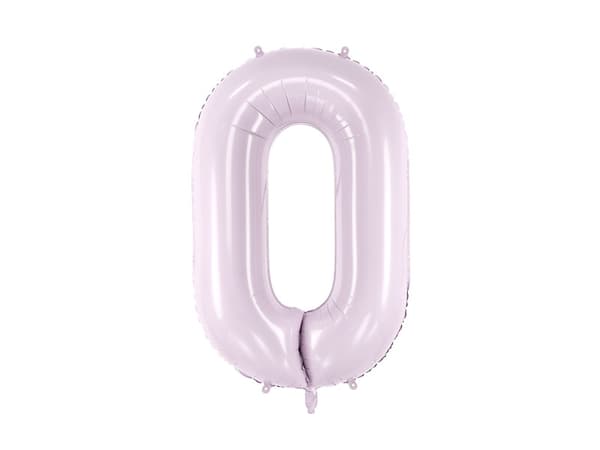 Folieballong med siffran ''0'', 72 cm, lila