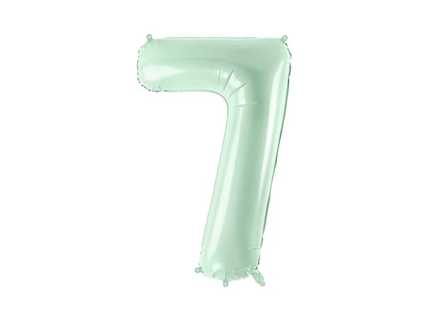 Folieballon med nummer ''7'', 72 cm, grøn