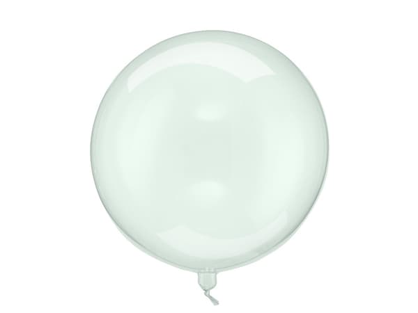Ballongklot, 40 cm, transparent grön