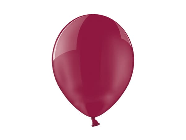 Balloner 27 cm, Krystal Bordeaux (1 pakke / 100 stk.)